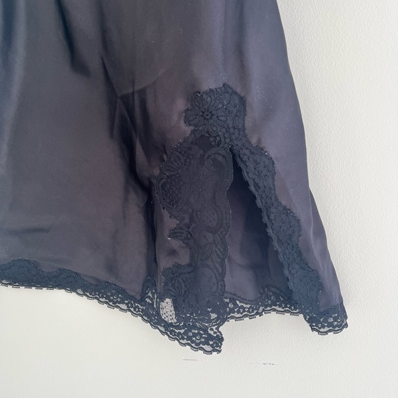 Vintage black lace lasenza night slip - Picture 2 of 5